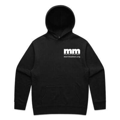Men's Relaxed Hoodie - Classic Logo & Brew Process white logos Thumbnail